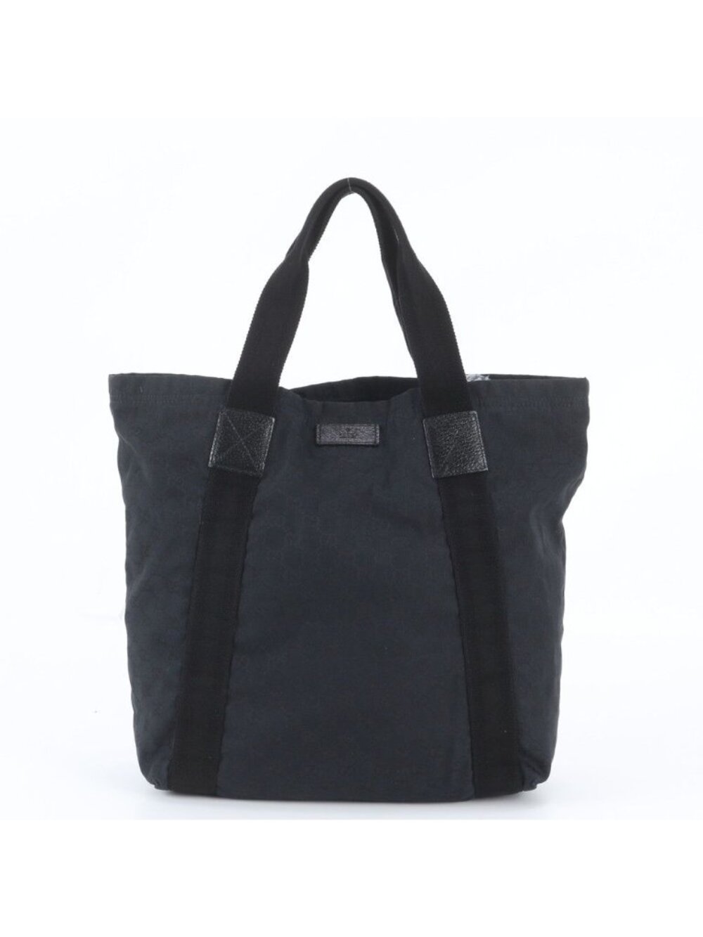 Gucci GG Canvas Leather Tote Bag Shoulder Business Document